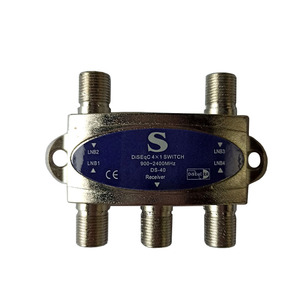 4x1DiSEqC <strong>Switch</strong> Satellite Dish 4 Port DiSEqc <strong>Switch</strong> 950-2400Mhz 4 <strong>Input</strong> 1 <strong>Output</strong> - Product Image 6