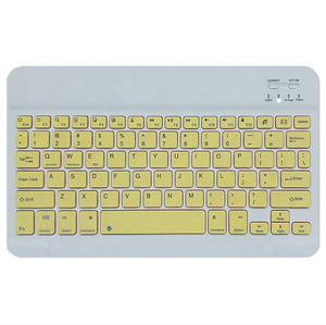 Mini Slim Colorful Wireless <strong>Keyboard</strong> for Samsung <strong>Android</strong> Tablet for iPad 9.7 10.5 10.2 for Cellphone Tablet <strong>Bluetooth</strong> <strong>Keyboard</strong> - Product Image 1