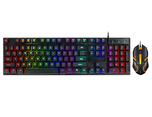 Juego de teclado y ratón para videojuegos, conjunto de teclado con cable y retroiluminación, impermeable, para juegos de ordenador - Product Image 2