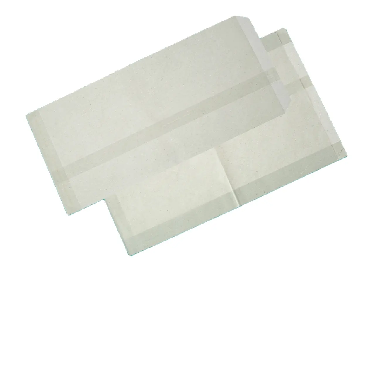 Saco de papel Kraft para embalagem de roupas embalagem interna transparente alta com camada externa durável
