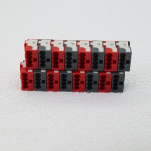 Mini Fast Connectors 8 Pin Push in Connector <strong>Spring</strong> Splicing Compact Wiring Connector <strong>Terminal</strong> <strong>Block</strong> for KNX Products Use - Product Image 4