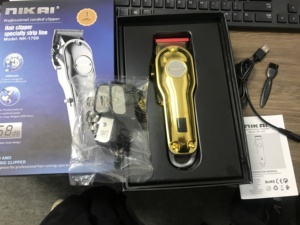 4D NK-1769金属理发电动修剪器专业磁性摩托理发推子全不锈钢电动设备