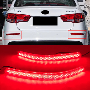 Kia Rio için K2 Sedan 2015 2016 Led arka tampon reflektör araba kuyruk lambası sis lambası fren sürüş dönüş sinyali - Product Image 6