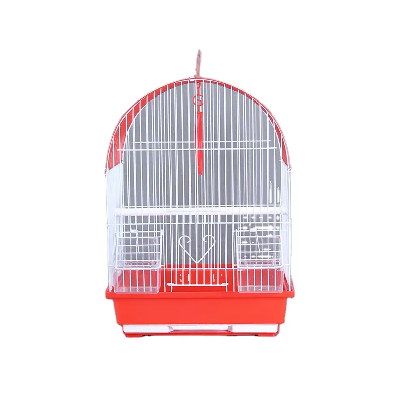 الجملة مكواة من الستانليس ستيل المعادن ببغاء الببغاء قفص الطيور و الطيور أقفاص للتناسل مع مقبض