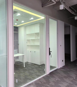 Fabricante de partición de vidrio templado modular para sistema de diseño de división de edificios de oficinas escolares - Product Image 5