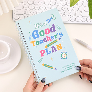 Imoda 48 Sheets Teacher Lesson Planner日付のないハードカバーのレコードブックと学生情報セクションのトピック追跡 - Product Image 1