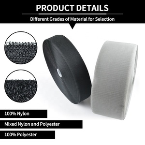Gancho y lazo de 50mm para coser, tamaños personalizados, gancho elástico, cinta de sujeción, tela de nailon, cinta mágica, velcro de gancho y lazo - Product Image 2