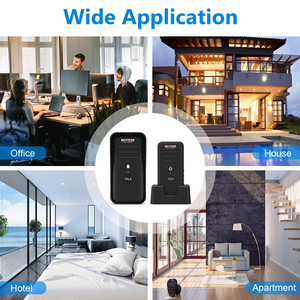 Daytech-timbre de puerta inalámbrico a prueba de agua, Intercomunicador de largo alcance, 4 niveles de volumen, 14 campanas, para el hogar - Product Image 2