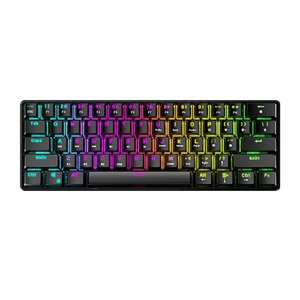Wireless BT/2.4Ghz 60% RGB Gaming <strong>Keyboard</strong> Three Modes Connectable Wireless Mechanical <strong>Keyboard</strong> - Product Image 1