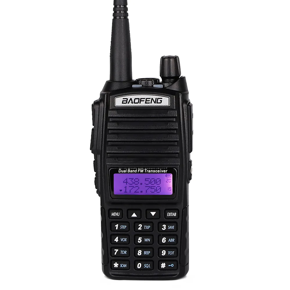 Bán buôn Baofeng HT UV-82 Interphone 5 Wát hai cách phát thanh Baofeng uv82 Walkie Talkie