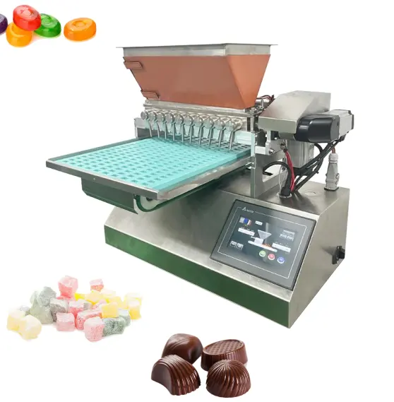 Macchina per lo stampaggio del cioccolato a un colpo piccola macchina per il deposito del prezzo di deposito monocolore