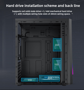Factory <strong>Customized</strong> and Design Gaming PC <strong>Case</strong> ATX MATX ITX Tower <strong>Computer</strong> <strong>Case</strong> Tempered Glass White Desktop Chassis <strong>Case</strong> - Product Image 3