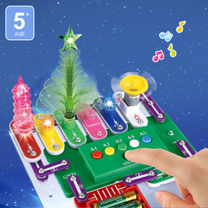 Kit di blocchi elettronici programmabili fai da te circuito vapore giocattolo fisico bambini esperimento scientifico educativo blocco di costruzione elettronico - Product Image 2