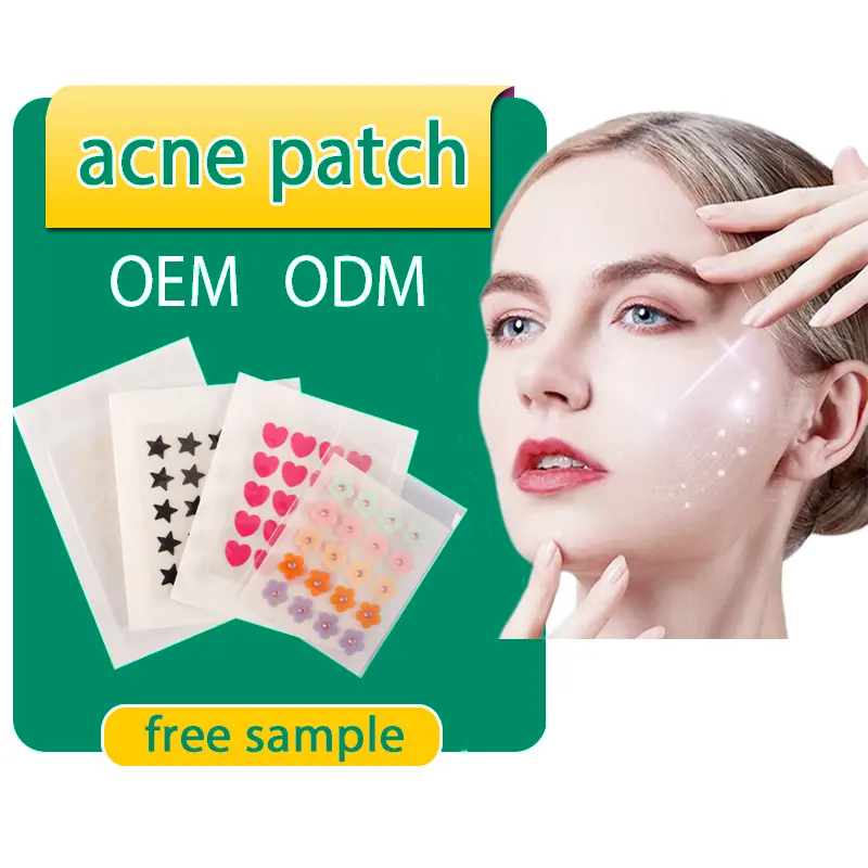 Meilleur vendeur Patch de couverture hydrocolloïde OEM pour l'acné Patch à bouton de marque privée pour l'approvisionnement en soins de santé