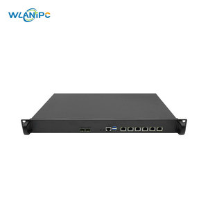6 <strong>Lans</strong> with 2*10G SFP Core I3 I5 I7 Pfsense Firewalls 4GB RAM 64GB SSD 1U Rack Chassis 6lans 2sfp Pfsense Firewall