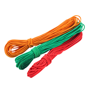 プラスチック生地カラフルなラウンドポリエステル弾性コード1mm 1.5mm 2.8mm 3mmニット弾性ウェビング - Product Image 3