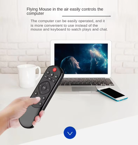 Mini kurulu ile X6 hava fare uzaktan kumanda USB alıcısı ile akıllı TV için 2.4Ghz kablosuz sesli komut uzaktan - Product Image 5