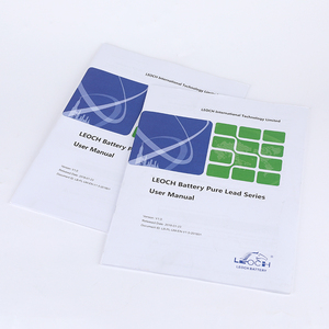 定制艺术纸传单小册子印刷用户指南小册子电子产品说明书 - Product Image 4