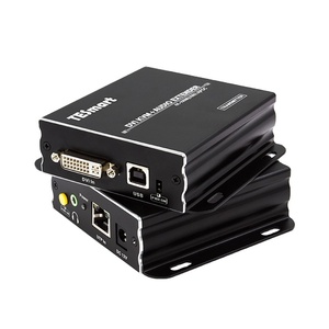 TESmart 4k <span class=keywords><strong>DVI</strong></span>通用串行总线<span class=keywords><strong>kvm</strong></span>扩展器支持键盘鼠标EDID通过4k30Hz 4:4:4 100M <span class=keywords><strong>DVI</strong></span> <span class=keywords><strong>KVM</strong></span>音频UHD扩展器