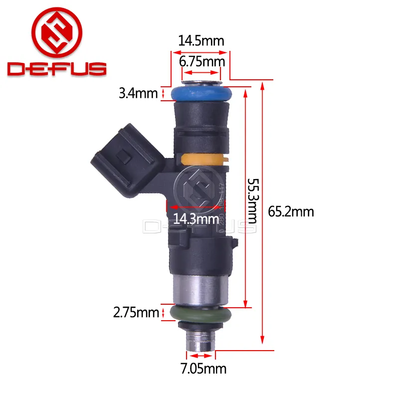 Defus bocal injetor de combustível, bocal modificado de fluxo oem 0280158117 850cc 1000cc 1200cc para golf jetta ksm