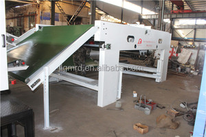 Neuer Zustand Automatische thermische Verklebung Watte Produktions linie Cross Lapper Vlies filz faser herstellungs maschinen mit Getriebe - Product Image 2