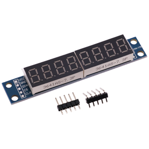 Nuovo MAX7219 LED microcontrollore 4 in un Display con modulo linea 5P 5V tensione di funzionamento per Arduino DIY 8x8 Dot Matrix comune