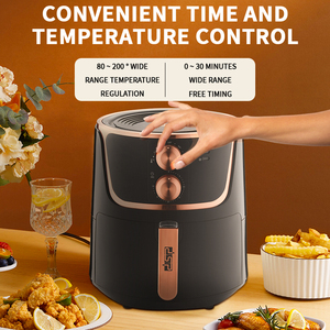 DSP Automatic 5.5L 1800W Nonstick Healthy Oil Free Cooking Air Fryer with <strong>Timer</strong> <strong>and</strong> <strong>Temperature</strong> <strong>Control</strong> - Product Image 5