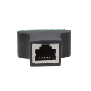 High Quality <strong>RJ45</strong> To Screw Terminal Adaptor <strong>RJ45</strong> Female To 8 Pin Connector <strong>RJ45</strong> Splitter 8P8C For CCTV DVR CCTV Accessories - Product Image 6