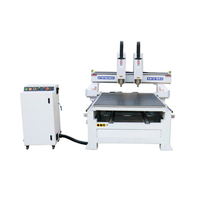 Máquina enrutadora de madera CNC multifunción con 2 cabezales de husillo 2 mesas - Product Image 5