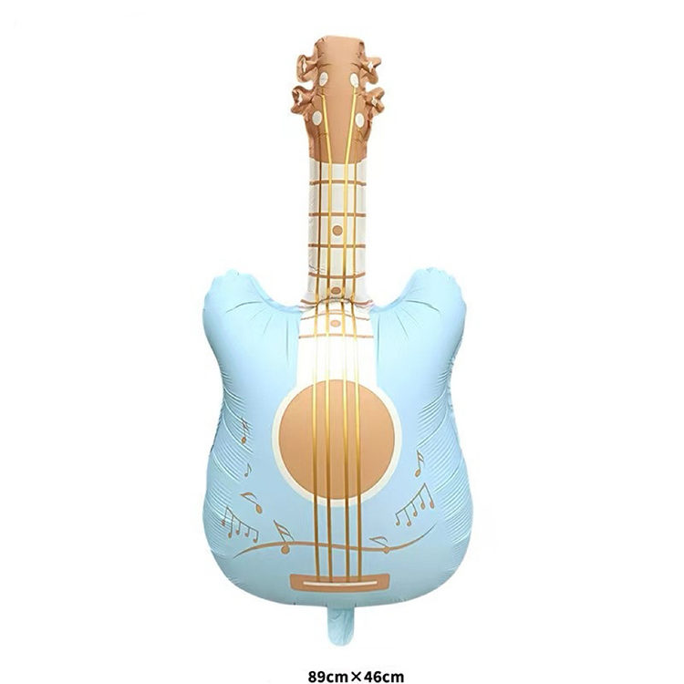 Ballon de guitare bleu
