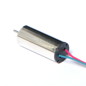 Corelessมอเตอร์DC 3V 45000RPM 8.5x20 มม.ไมโครแปรงมอเตอร์ 1 สีดําเฮลิคอปเตอร์ใบพัดสําหรับQuadcopter Droneรุ่นFPV DIY - Product Image 4