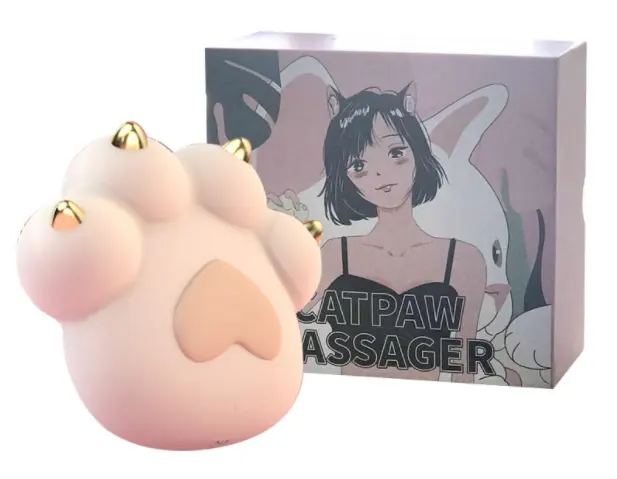 Cat Paw vibratore Cartoon simpatico Silicone morbido Cat Paw vibratori per stimolazione del clitoride carica di riscaldamento giocattoli sessuali per donne massaggio