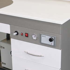 Laboratorio dentale stazione di lavoro tavolo in marmo con aspirapolvere e pistola ad aria compressa per attrezzature di laboratorio odontoiatrico - Product Image 3