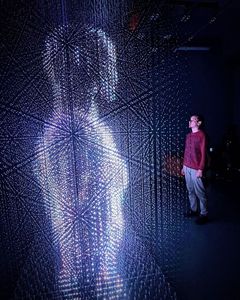LED 3D Pixel Streifen 3D Effekt DMX/SPI RGB String LED Pixel Ball Matrix Licht Pixel für Bühne 3D LED Vorhang Lichter