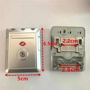 TSA 3位密码锁抛光便携式凸轮锁，用于工具柜储物柜和行李箱旅行的门安全 - Product Image 6