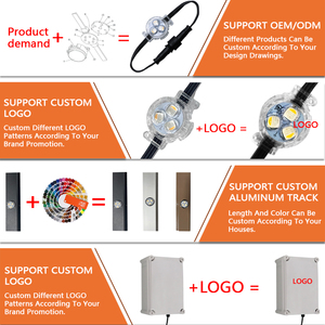 Đèn <span class=keywords><strong>LED</strong></span> <span class=keywords><strong>Pixel</strong></span> UCS2904 WS2811, đèn <span class=keywords><strong>LED</strong></span> ngoài trời cố định, điểm sáng Giáng sinh hình đá quý - Product Image 5