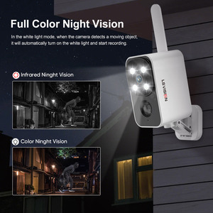 LS VISION 3MP迷你太阳能电池智能相机4G Wifi内置麦克风双向音频夜视选项，适用于云/tf卡IP - Product Image 4