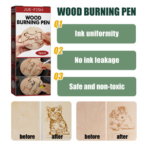 Sıcak satış evde mürekkep tekdüzelik ahşap işareti çocuklar DIY Pyrograph kalem eğlenceli projeler oluşturabilirsiniz - Product Image 3