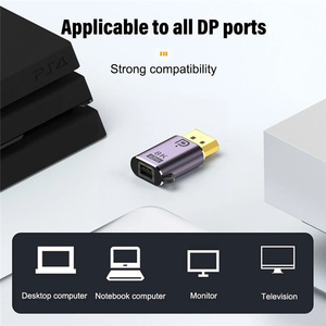 迷你显示端口DP 1.4显示端口适配器转换器母对公8K 60Hz 4k笔记本电脑显示器投影仪视频 - Product Image 3