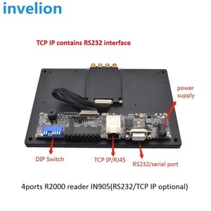 Fisso passivo 1-30M gamma Impinj R2000 UHF RFID Reader modulo 6B & 6C protocollo TCP IP RS232 Board per il monitoraggio delle risorse - Product Image 4