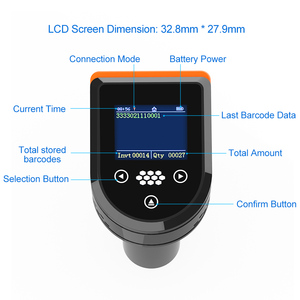 GTCODESTAR 2D Bluetooth barkod tarayıcı 1D kablosuz barkod okuyucu USB şarj beşiği ile süpermarket için 2.4G QR kod tarayıcı - Product Image 5