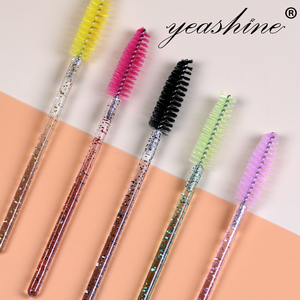 Maquillaje de limpieza colorido de nailon flexible, aplicador de varita de máscara de cejas, extensión de ojos Spoolie, cepillo de pestañas desechable - Product Image 4