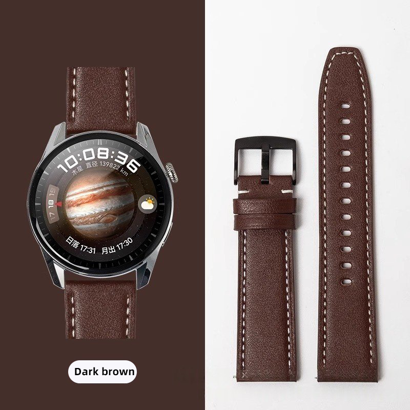 Dark Brown with Black Buckle