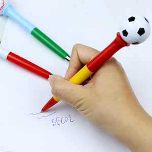 BECOL批发创意3D球形圆珠笔搞笑旋转减压足球笔学生用塑料圆珠笔 - Product Image 5