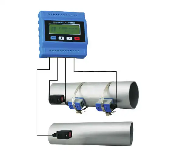 Misuratori di portata ad ultrasuoni per liquidi d'acqua modulo digitale misuratore di portata ad ultrasuoni RS485 sensore di calore ad ultrasuoni