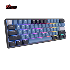Kraliyet Kludge Rk61 artı _ _ _ _ _ _ _ _ _ _ _ _ _ _ _ _ _ _ _ _ tuşları oyun mini klavye hotswap üç modlu özel keycaps klavye mekanik rgb tay klavye - Product Image 4