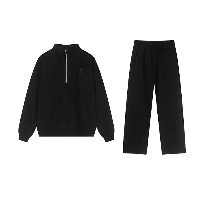 1/4 Zipper Black