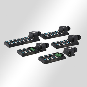 SUEL Ip67 24V Dual Channel 5Pin actuador distribuidor M12 caja de conexiones de 6 posiciones con conector PCB - Product Image 6