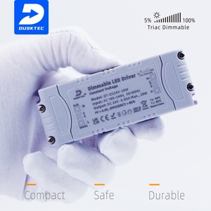 DUSKTEC Slim 12-80 Watt AC <strong>Input</strong> 220 230 Volt to <strong>DC</strong> <strong>Output</strong> 12V 24V Switching Power Supply Transformer Triac Dimmable LED Driver - Product Image 3
