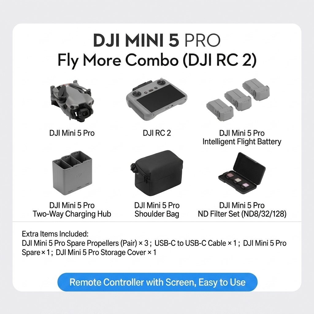 Kit DJI RC2 Fly Free Negro